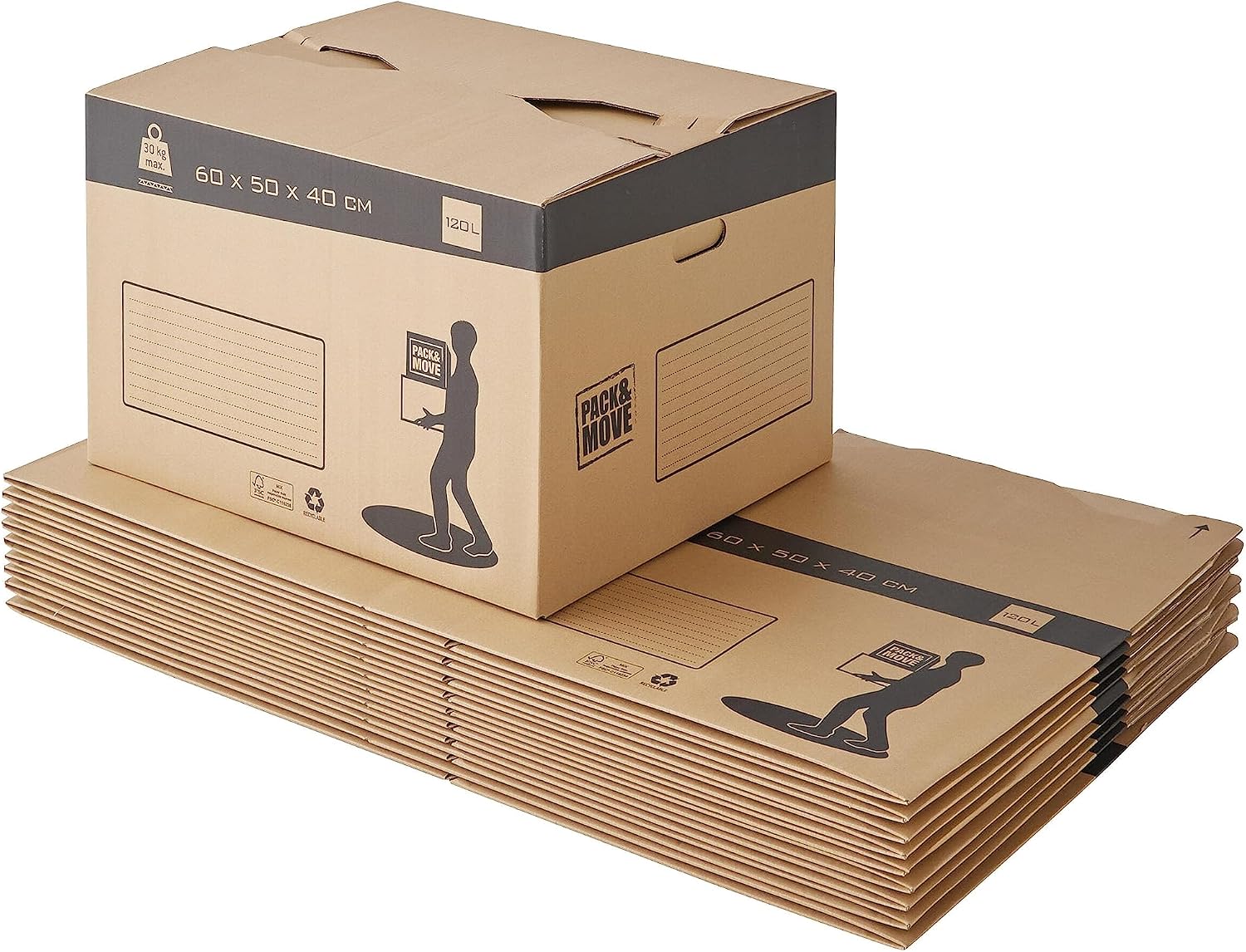 20 Umzugskartons Mit Automatischem Boden 60 X 50 X 40 Cm Made In 20-umzugskartons-mit-automatischem-boden-60-x-50-x-40-cm-made-in
