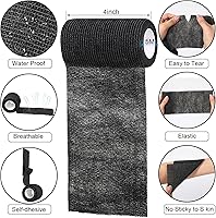 Vista 87 de Treela Paquete de 48 vendajes autoadhesivos a granel, 2 pulgadas x 5 yardas, vendaje cohesivo autoadherente, cinta elástica atlética, cinta