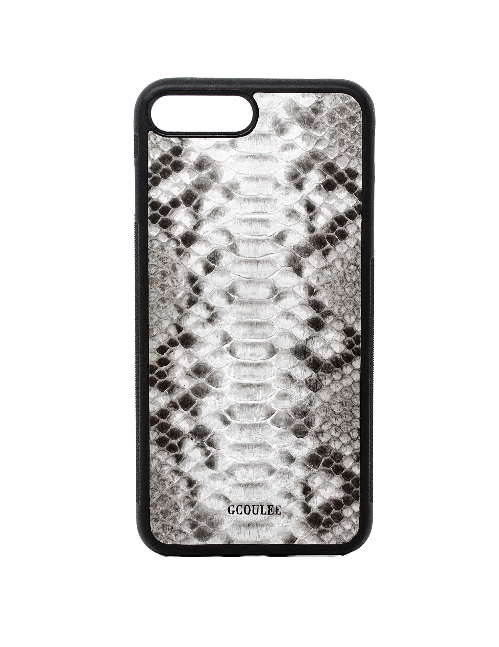 gcouleeSnakeskin iPhone 8 Plus case- Snakeskin iPhone 7 Plus case - Genuine Leather iPhone case - Fashion iPhone 8/7 Plus case