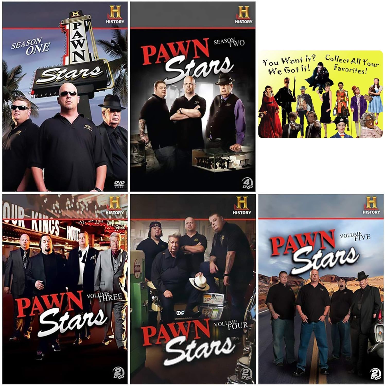 Pawn Stars Reality TV Series DVD Collection Complete Episodes 193