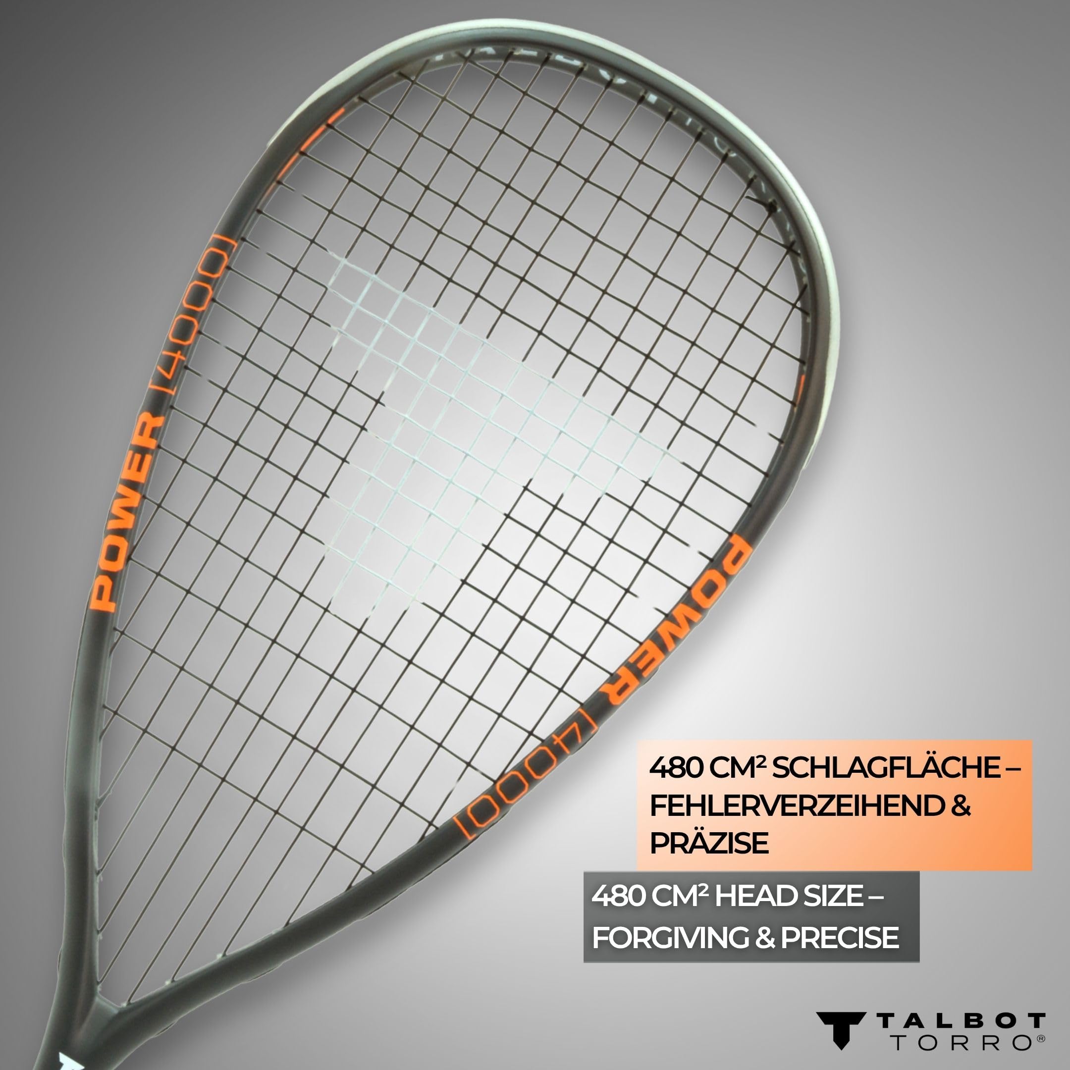 Racchetta Padel Talbot-Torro Raquette De Squash Pro 6000 | Ultra-Légère Et Puissante | Carbone 4 Racchetta Padel Offerta