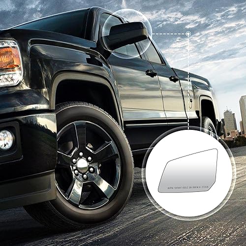 Miniatura 7 de Nuevo espejo calefactable para lado izquierdo y pasajero derecho compatible con GMC Acadia Chevy Traverse Saturn Outlook reemplazo para 15951926