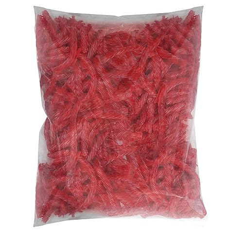Giros de regaliz rojo, sabor rojo original, bolsa a granel de 3.5 libras, caramelo suave y masticable