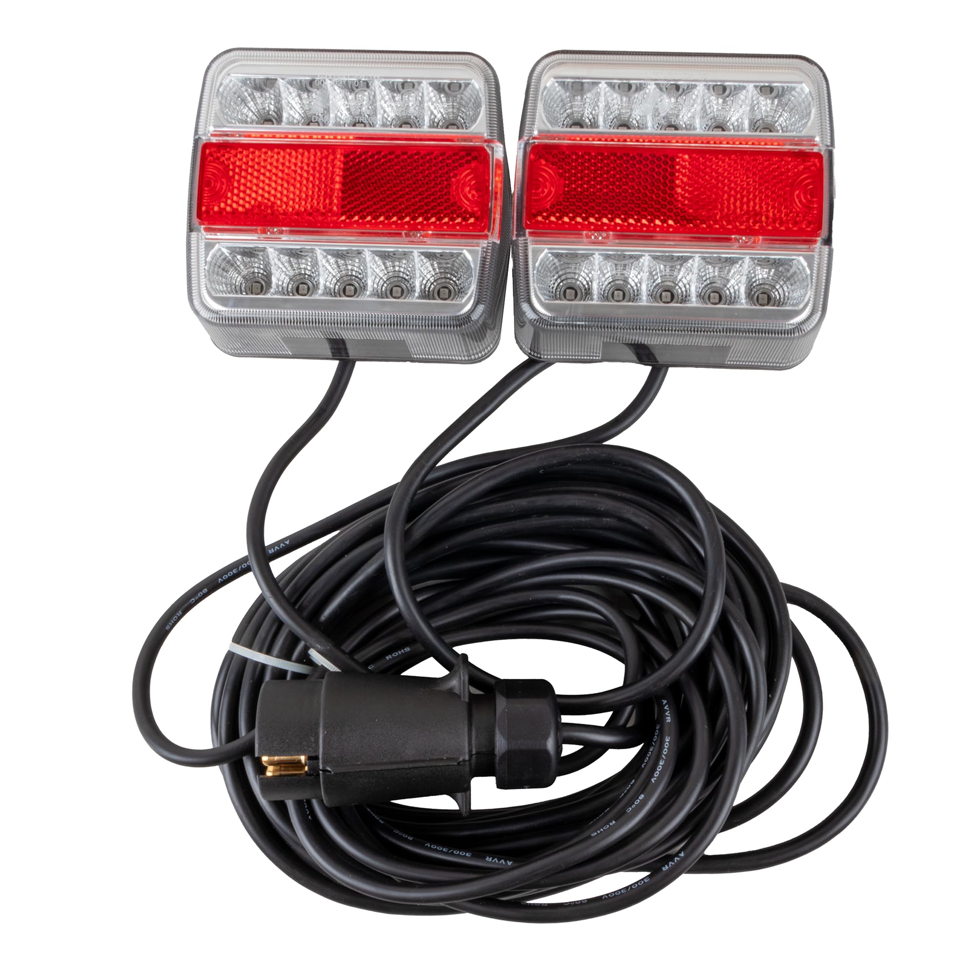 Kit Luci Magnetico LED Ama 12V con Cavo 7,5 m per Rimorchi