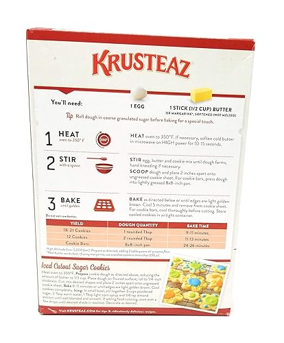 Miniatura 5 de Krusteaz Mezcla de galletas mezcla de galletas de mantequilla y vainilla y azúcar caja de 14 onzas paquete de 2