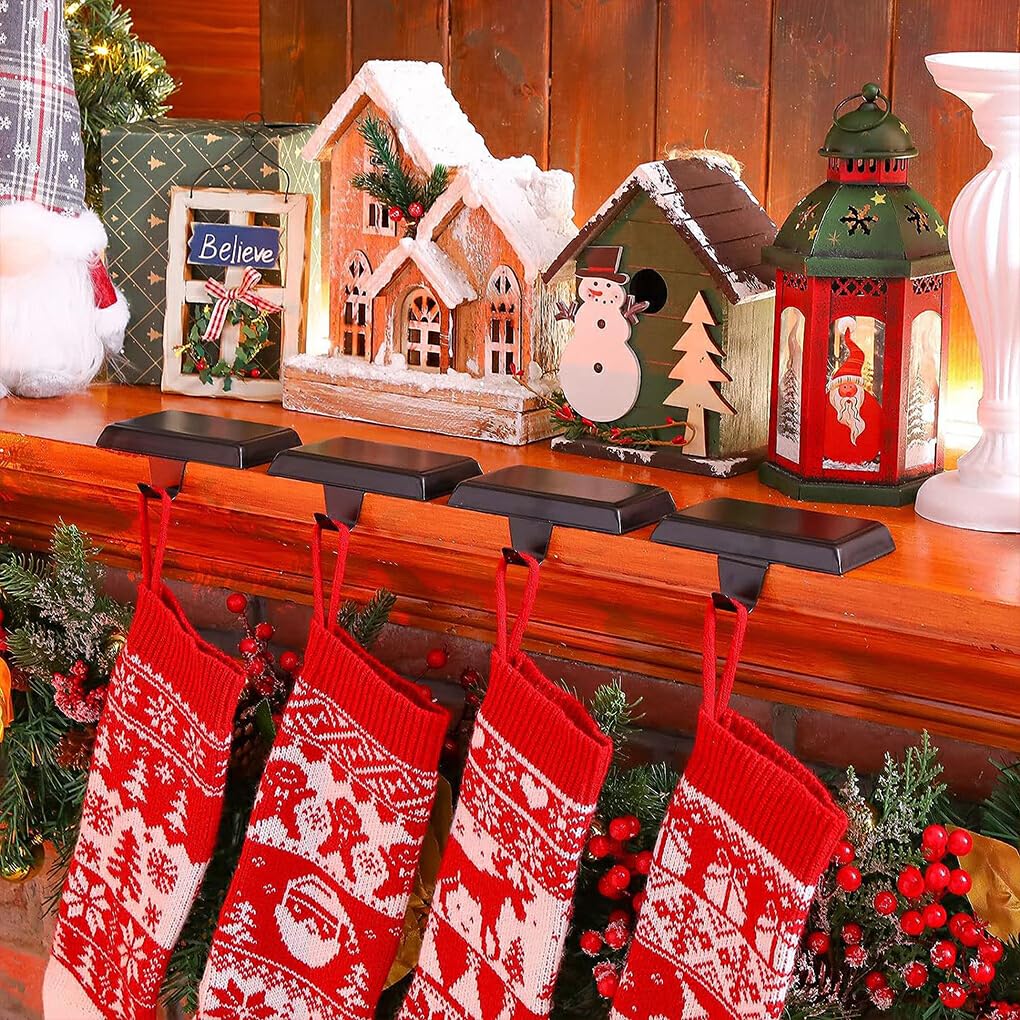 Supporto Per Calze Di Natale Regolabile - Gancio Decorativo, Facile Installazione Senza Viti, Per Caminetti E Mensole