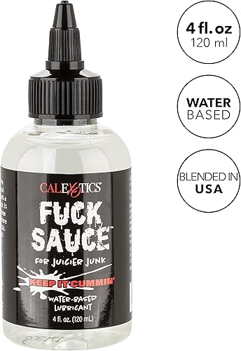 Miniatura 3 de CalExotics Fuck Sauce Mejora sexual a base de agua - 4 oz - SE-2404-10-1
