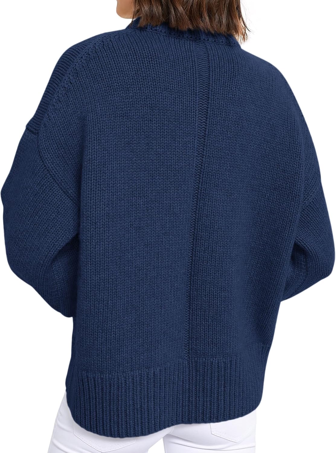 PRETTYGARDEN Womens Sweaters Spring 2026 Trendy Casual Crewneck Long Sleeve Cozy Knit Pullover Sweater Tops Fashion Clothing