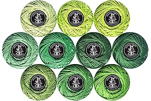 Green Crochet Thread Balls: A Touch of Nature in Each Stitch