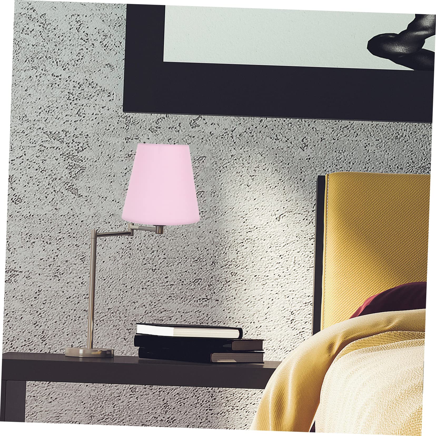 Abat-jour Rond Moyen En Lin Clair Avec Support Métallique Pour Éclairage Doux TEKMAQUINAS | Leroy Merlin