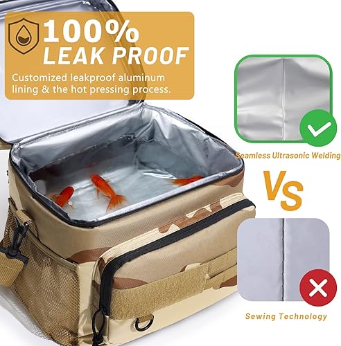 Miniatura 5 de Lonchera grande aislada, lonchera congelable para adultos, hombres y mujeres, lonchera aislada de 16 litros, a prueba de fugas, para el trabajo,