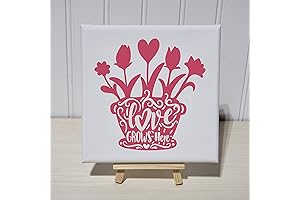 Love Grows Here Canvas Sign Art Print - Home Decor Wall Art...