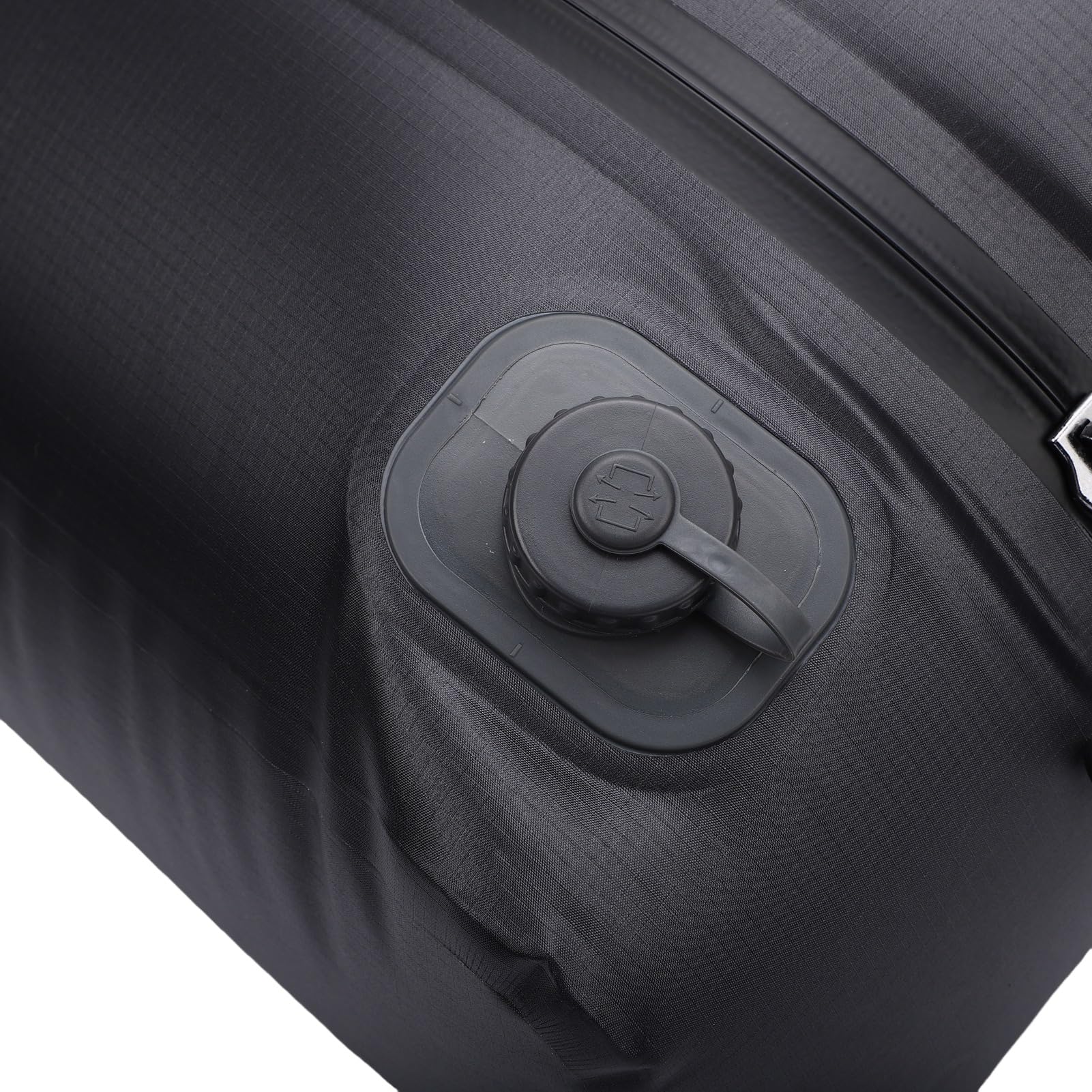 Cocoarm Sacco Sottovuoto da Viaggio Riutilizzabile, Poliestere con Compressione Automatica, capacità di 20 Litri per un Imballaggio Efficiente degli Indumenti (griglia nera)