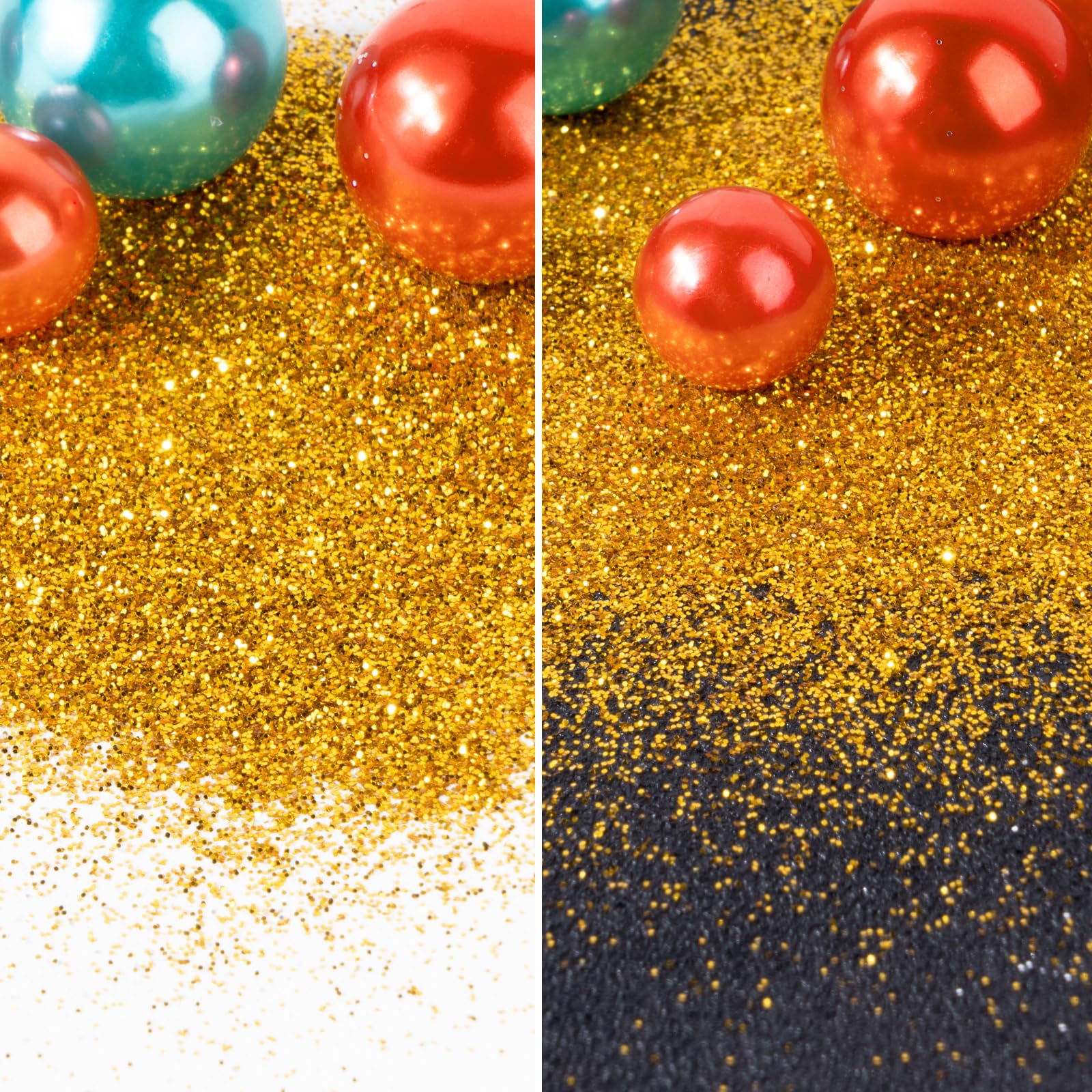 Glitterpoeder goud 50 ml | Zand Kleuren