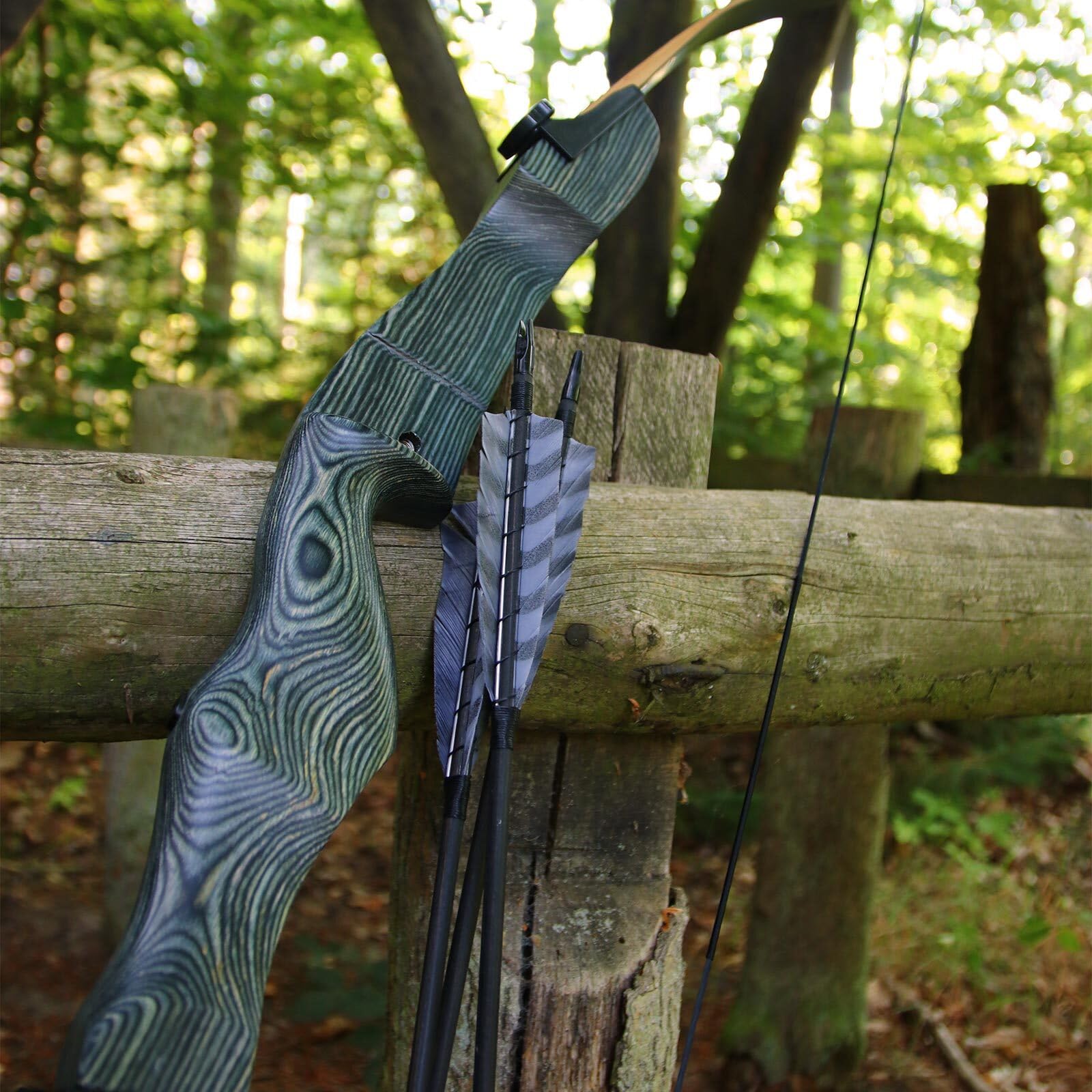 Bogen Set 68 Zoll Recurvebogen Drake Greyhound Einstiegsbogen 20-34lbs wählbar mit Zubehör Set, Armschutz, Pfeile, Köcher, Ziel