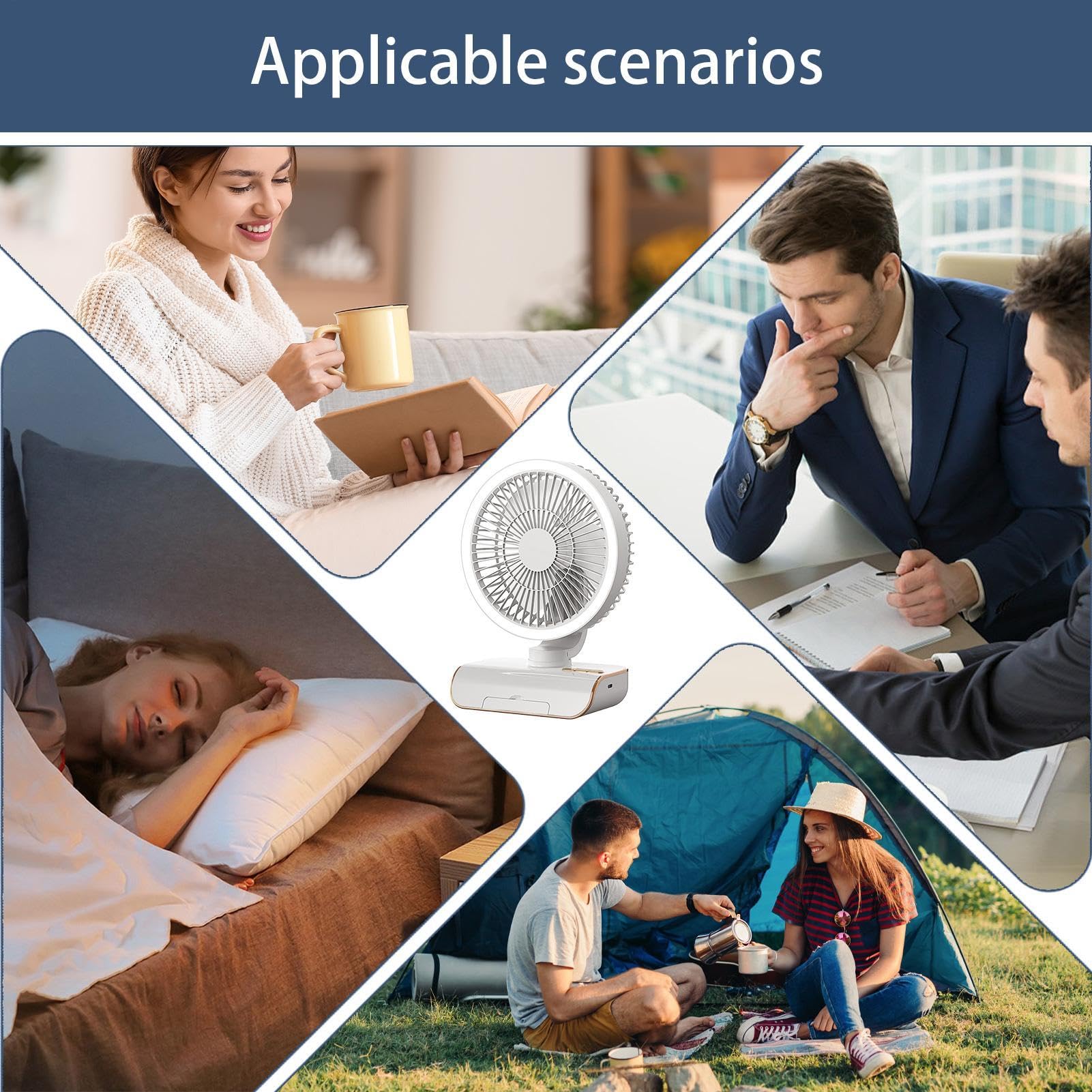 Ventilatore silenzioso da parete, con telecomando, oscillante a sinistra e a destra, indispensabile per la stagione calda, per camera da , comodino, mensola, soggiorno