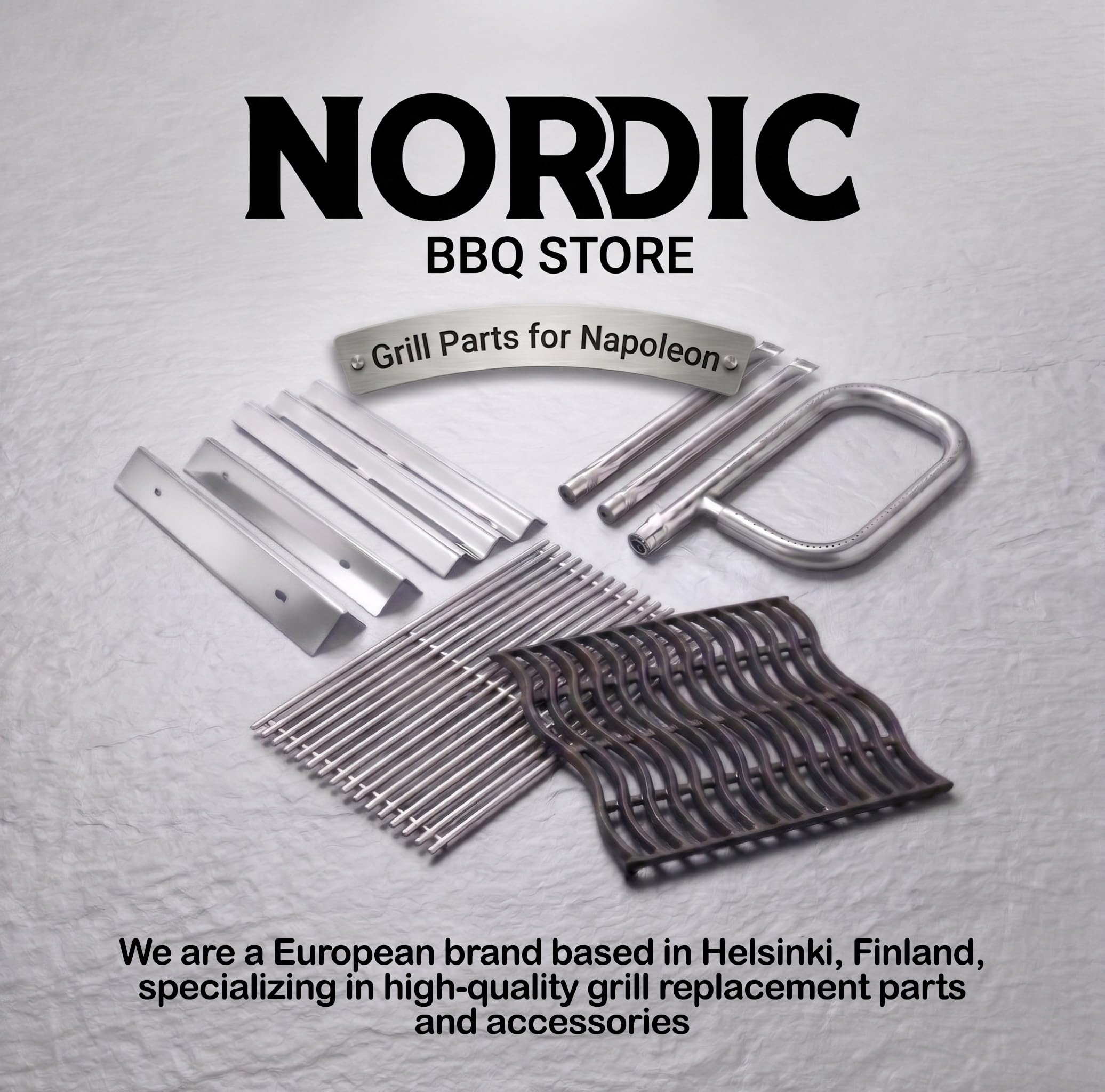 Wendbare Gusseisen-Grillplatte für Napoleon Prestige PRO 500 Series BBQ Grillzubehör, emaillierte Grillplatte