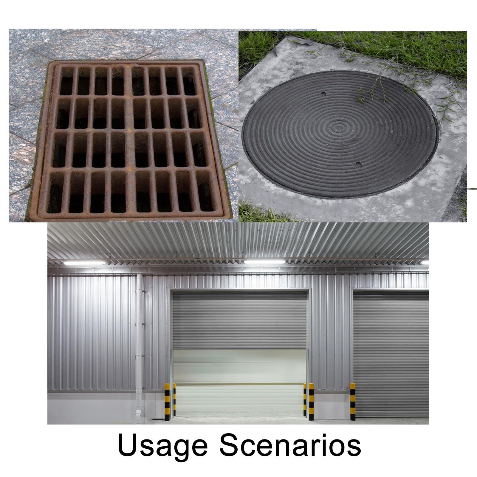 LZMZMQ Manhole Lift Hook with Half Circle Hooks, 28 32 47 60 in Manhole Lid Puller, Lifting Faucet Cover/Irrigation Manholes/Sewer Lids Handhole Puller(Dia 10MM/0.39IN,L 50CM/19.7IN)