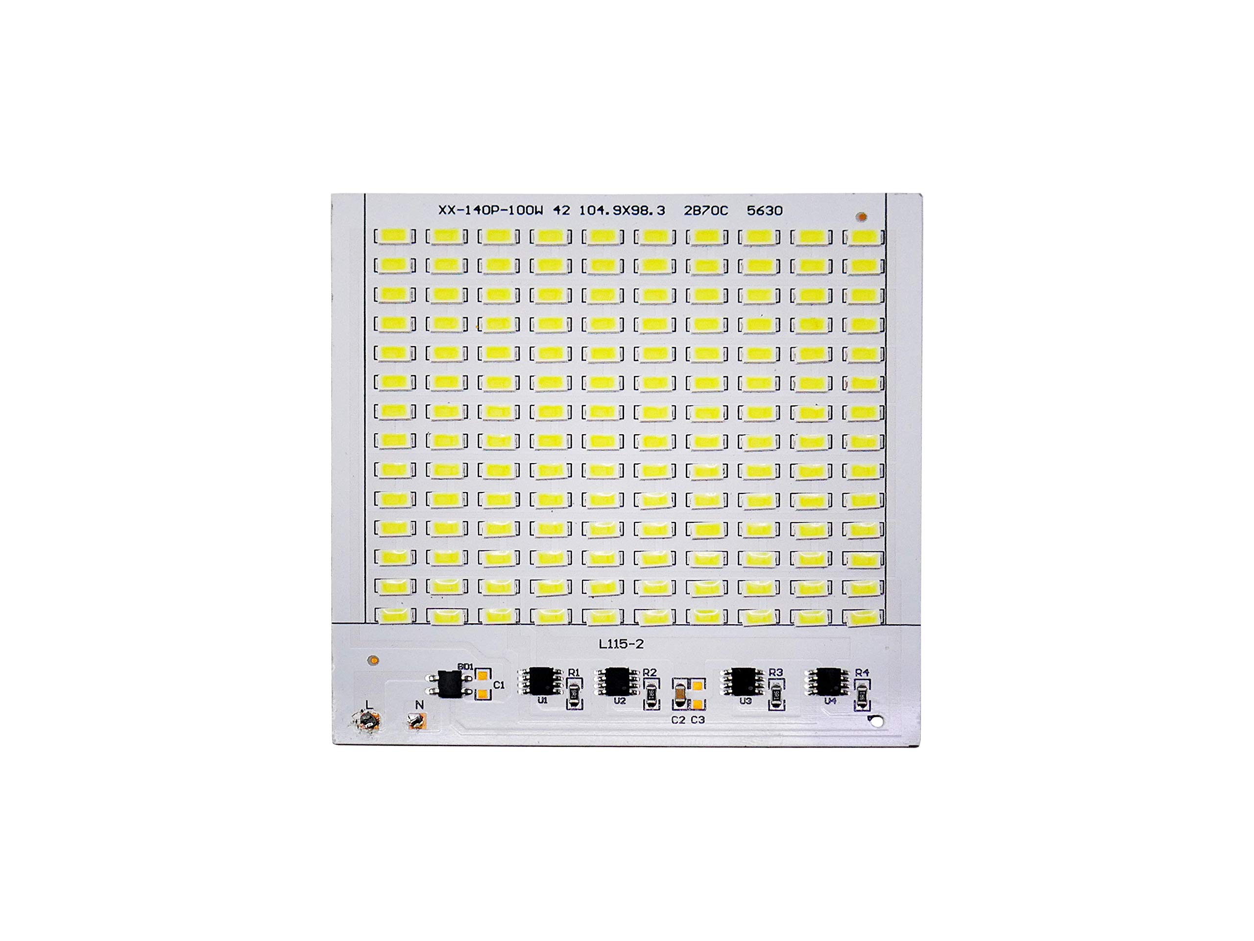 Buy Nktronics 100watt Compact SMD led Bulb chip Array 220volt Plate PCB ...