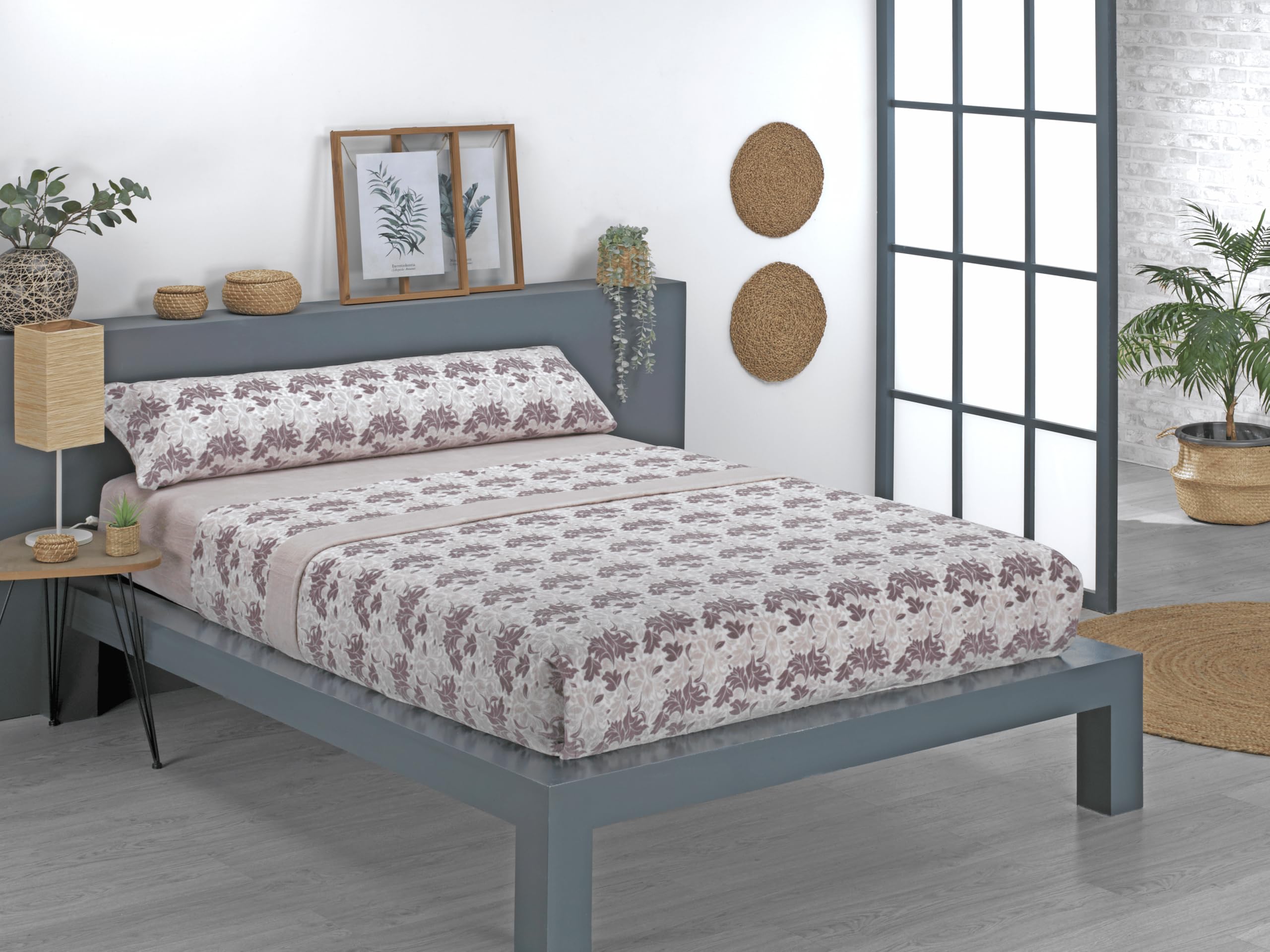 Sábanas Coralina 90, Juego Sábanas Coralina 3 Piezas (Encimera, Bajera y Funda Almohada) - Sábana Invierno 90 Térmica de 240gr/m2, Ropa de Cama Tacto Extrasuave y Transpirable (Fine Maquillaje)