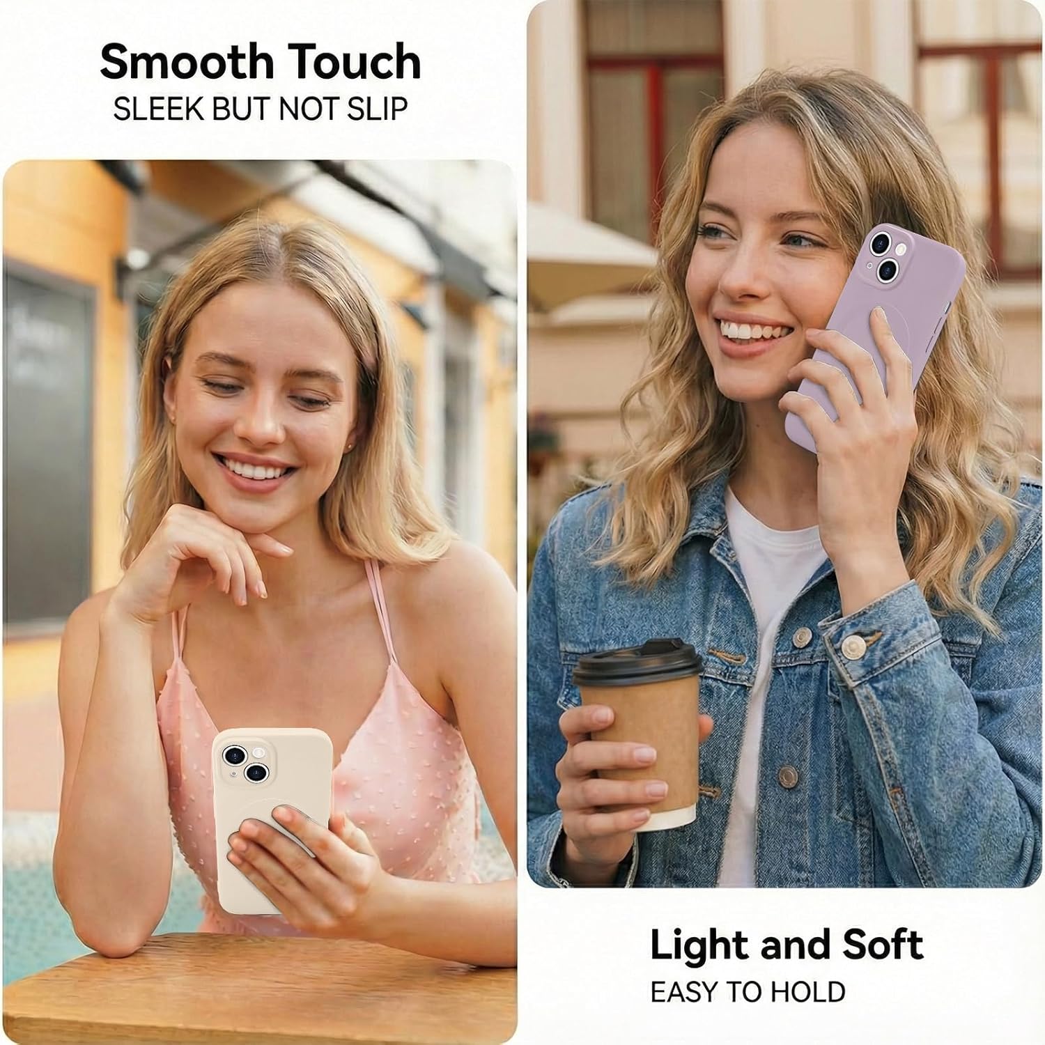 Magnetic for iPhone 13 Case, Compatible with MagSafe, Liquid Silicone Case,Soft Anti-Scratch Microfiber Lining for Men Women Shockproof Phone Case for iPhone 13 White - Image 5