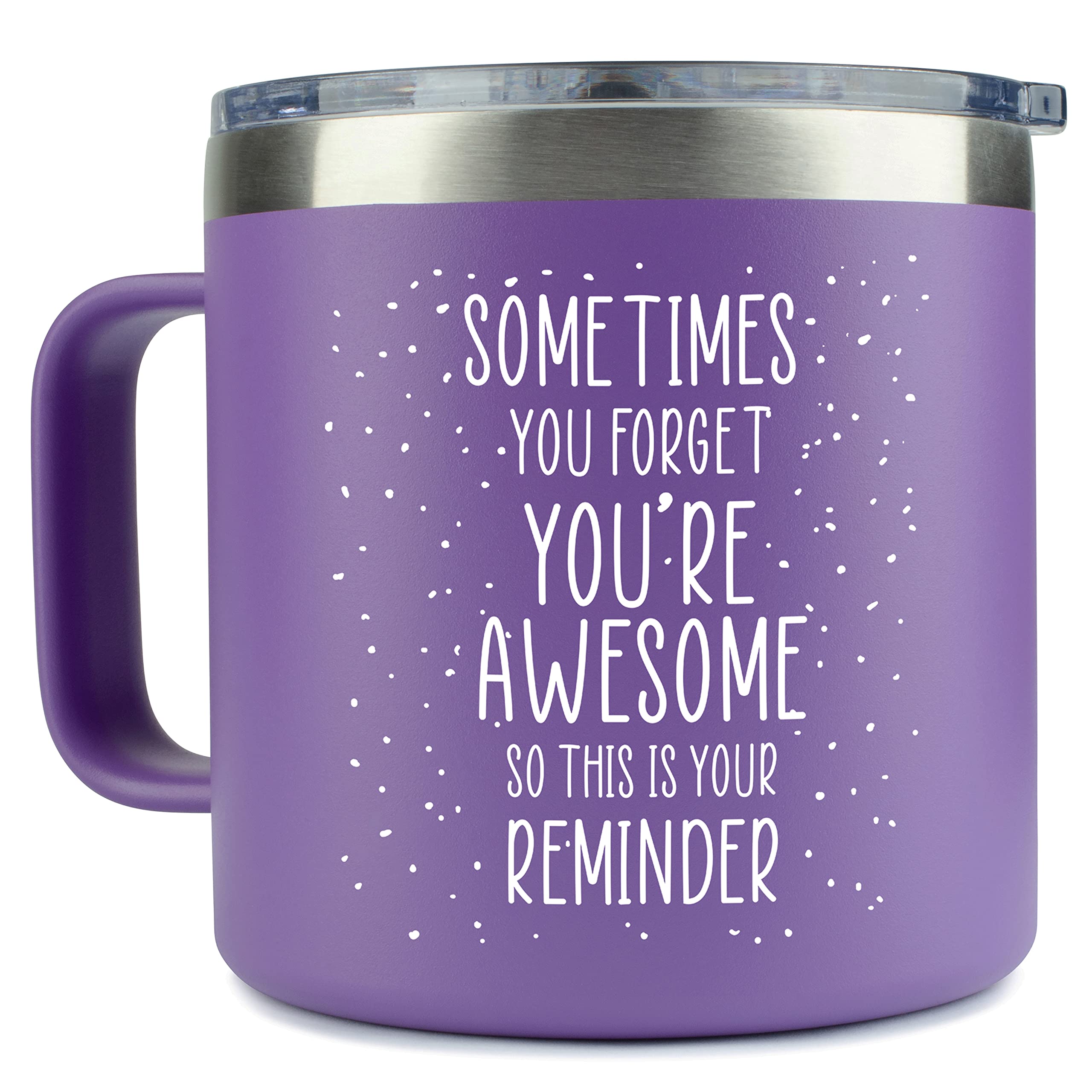Buy Inspirational Gifts for Women Coffee Purple Mug/Tumbler 14oz “Sometimes You You’re
