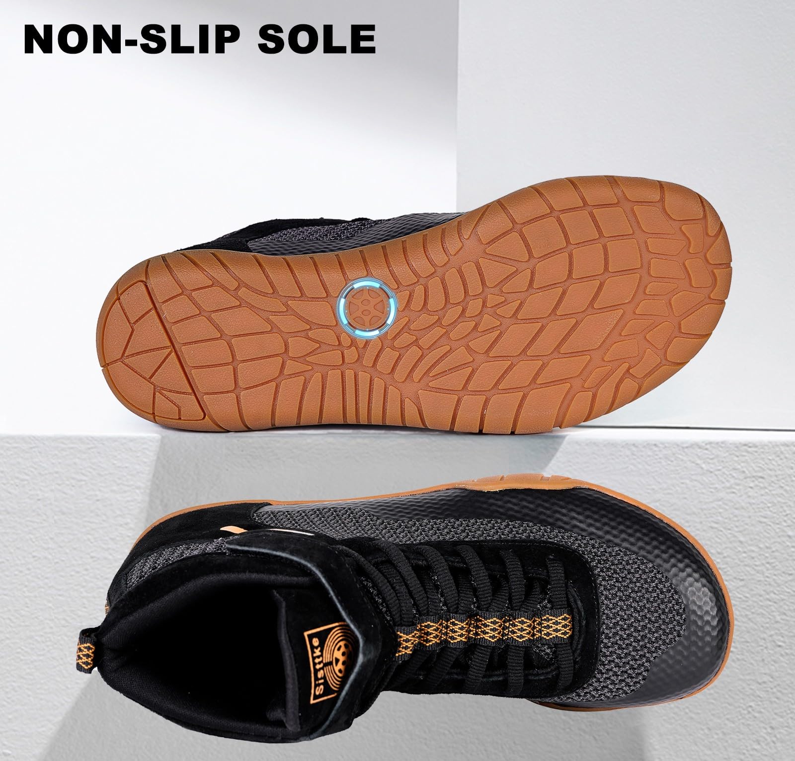 Hsyooes Scarpe da wrestling da uomo, scarpe da boxe e fitness