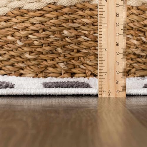 Miniatura 2 de Hauteloom Tariffville - Alfombra con estampado de dálmatas para sala de estar, dormitorio, cuarto de bebé, estilo dálmata con estampado de animales,