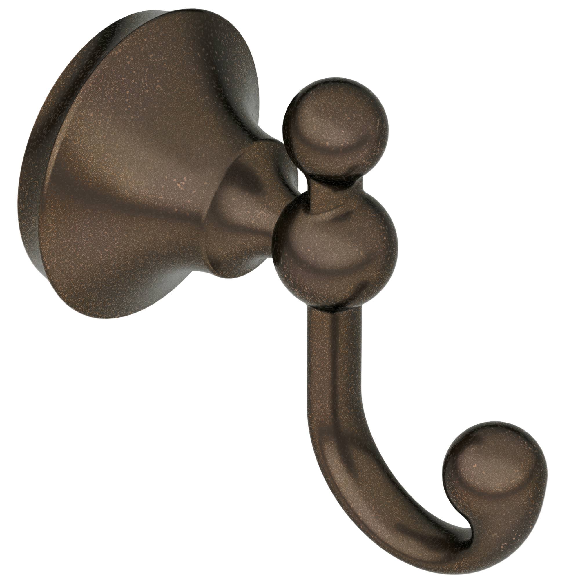 Moen YB5203ORB Wynford Double Robe Hook, Oil Rubbed Bronze