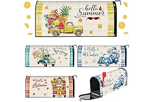 4 Pcs Mailbox Covers Magnetic Summer 18 x 21 Inch Outdoor Decor