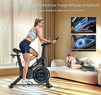Mini Vélo Fitness Maison Vélo D'exercice Sous Bureau EVOLAND - Pédalier Avec écran LCD | Résistance Réglable Pour Bras Et Jambes Vélo Sous Bureau