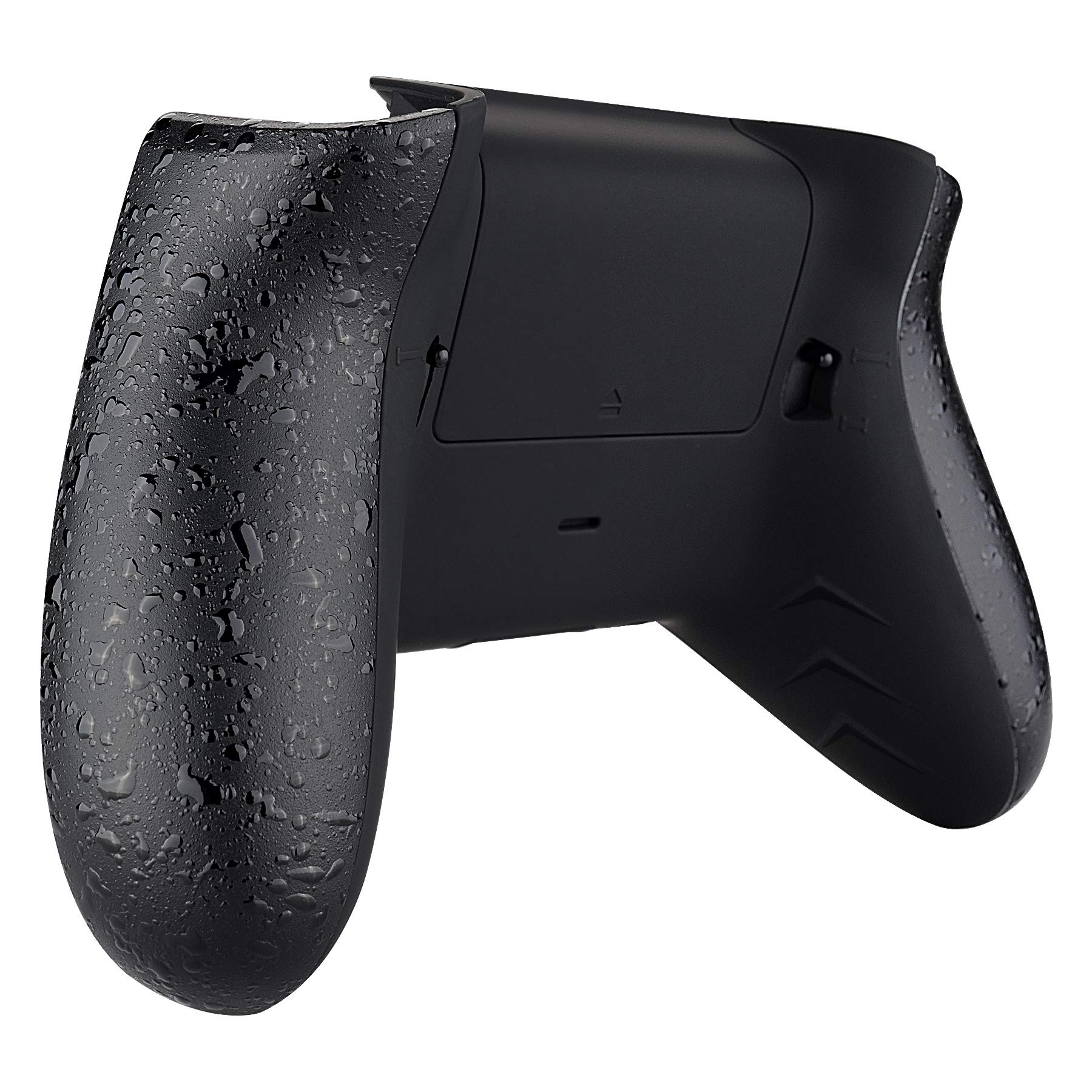 eXtremeRate FlashShot Trigger Stop per Xbox One S X Controller,Cover Posteriore Ridisegnato&Grip&Blocco Grilletto per Xbox One S X Joystick(Model 1708)-Nero Antiscivolo