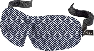 Bucky 40 Blinks No Pressure Eye Mask for Travel & Sleep, Blue Atlas, One Size