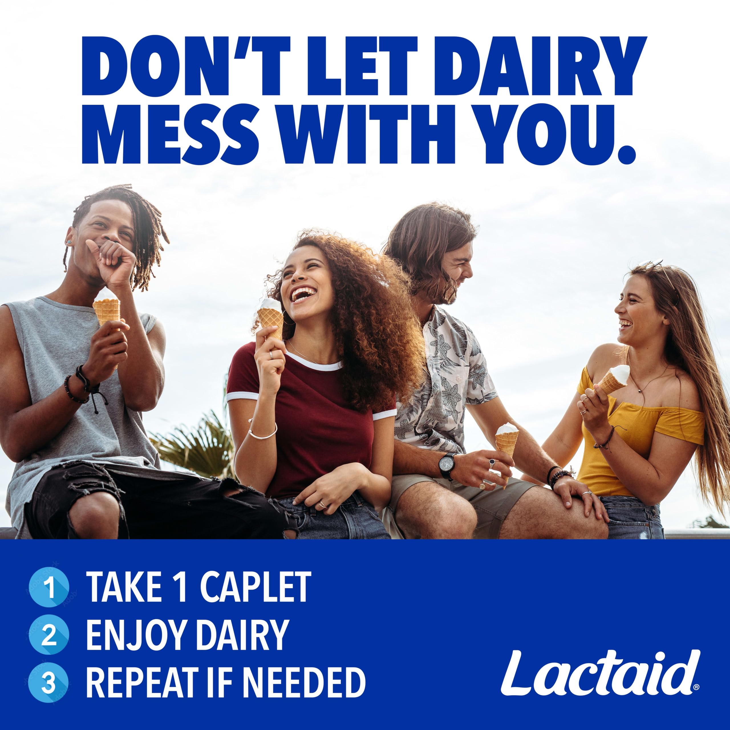 Lactaid Fast Act Caplets, 60 Count 3