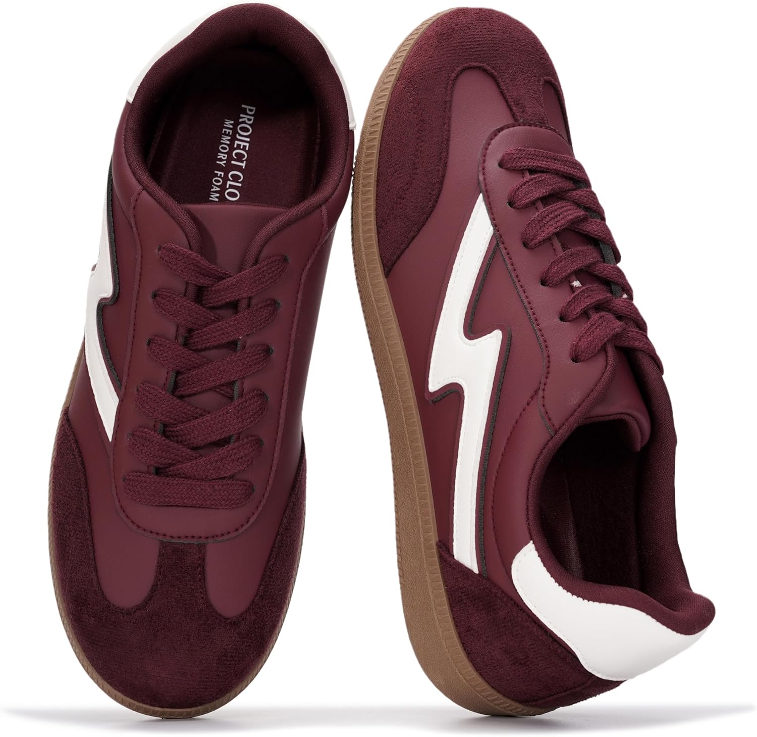 Project Cloud Fashion Sneakers for Women 2026 - Lace-Up Shoes Trendy Women Sneakers with Memory Foam Insole Women's Fashion Sneakers Non-Slip Womens Shoes (Irita)