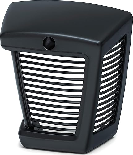 Kuryakyn Accesorio de acento de motocicleta 7491 cubierta de bocina Hypercharger ES para motocicletas Harley-Davidson Softail 1995-2019, negro