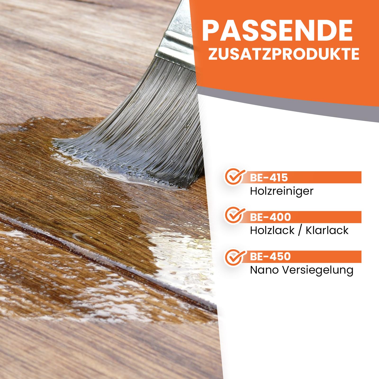 Leinölfirnis 5l Holzöl für innen & außen I Holzschutz Holzpflege Imprägnierung von Holzboden, Parkett, Dielen, Möbel, Douglasie I Wasser & schmutzabweisend I farblos & farbvertiefend - BEKATEQ BE-210
