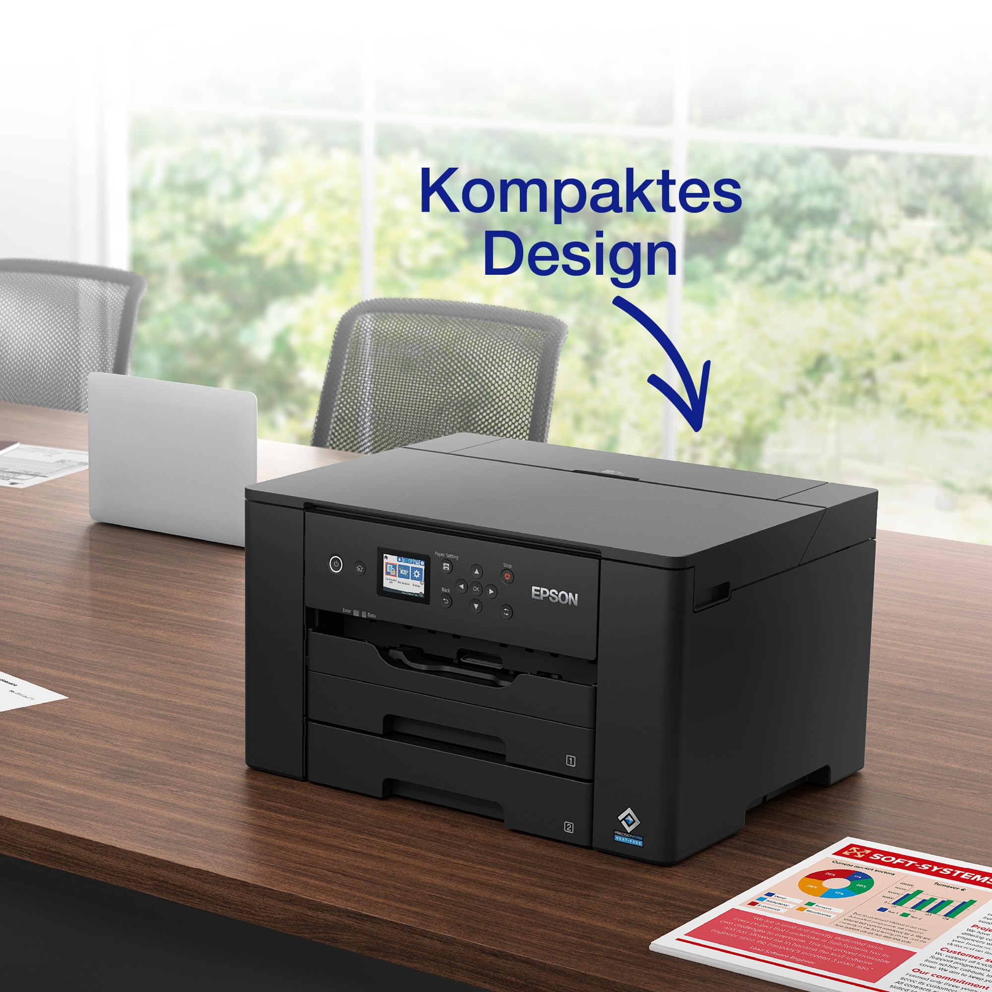 Epson WorkForce WF-7310DTW A3+ Tintenstrahldrucker, kabelloser Verbindung und beidseitigem Druck