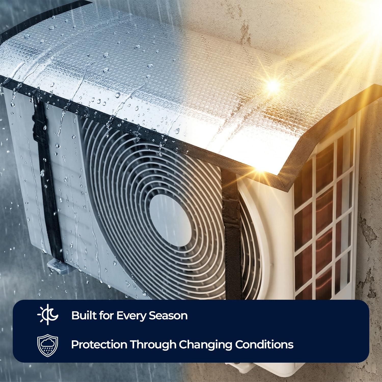 Protect Your AC Unit with Aluminum Cover -7 Protect Your AC Unit with Aluminum Cover -7