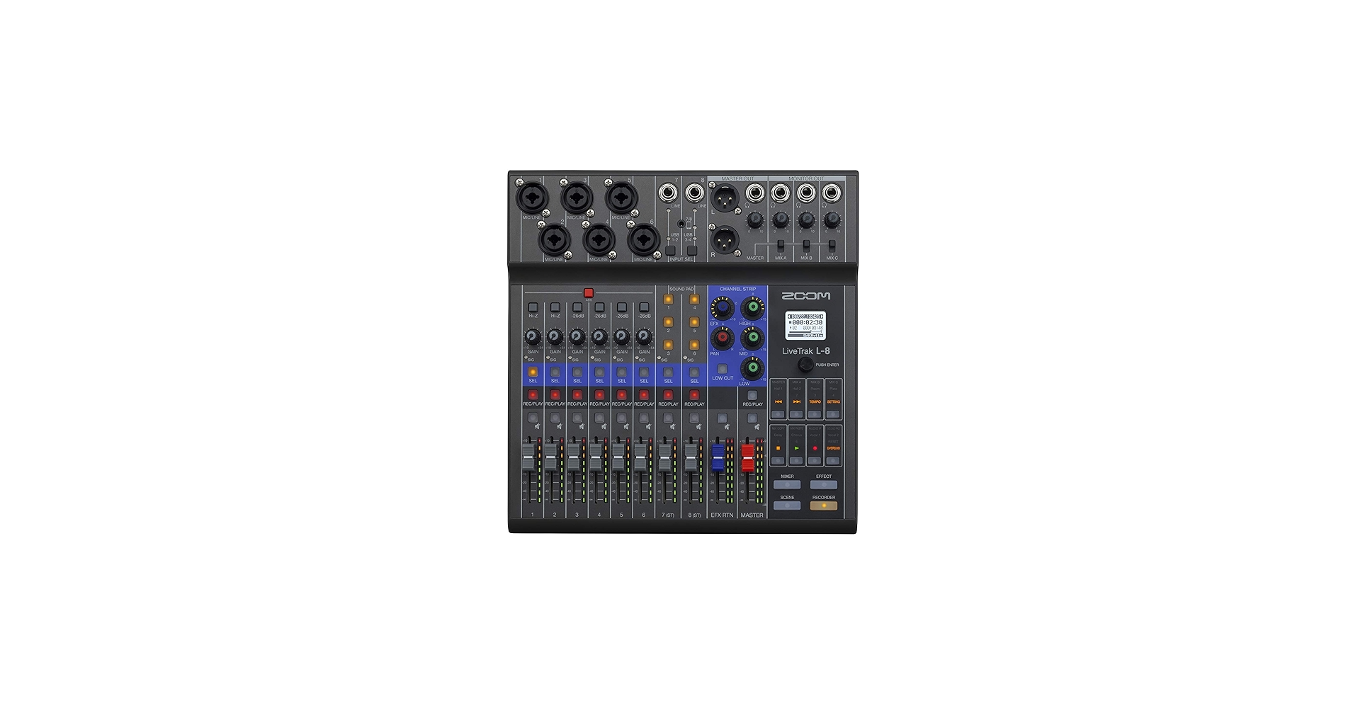 Amazon.com: Zoom Podcast Digital Mixer/Recorder (L-8) : Zoom