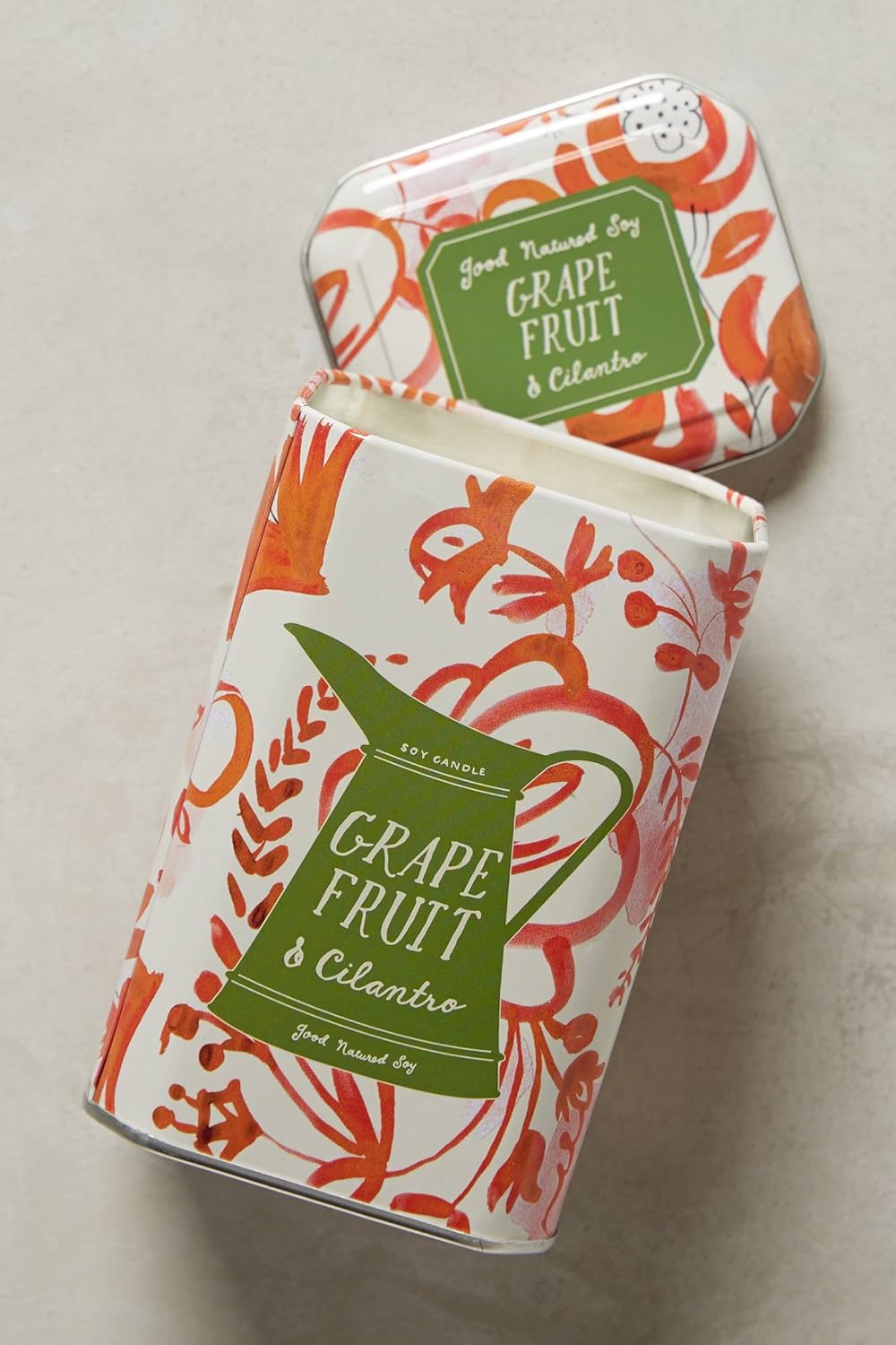 Amazon.co.jp Anthropologie(アンソロポロジー)Good Nature Soy Candle グレープフルーツ