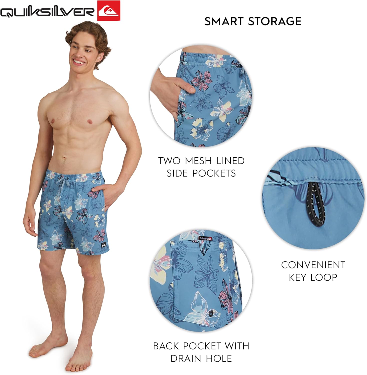 Quiksilver Men's Swimwear Regular Fit Stretchable Comfort Liner Swim Trunks (S-XXL) - Image 6