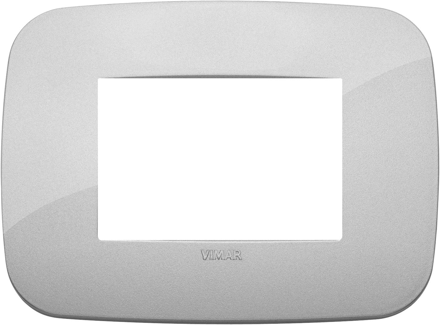 VIMAR 19683.89 Plate Round, 3 modules, Silver