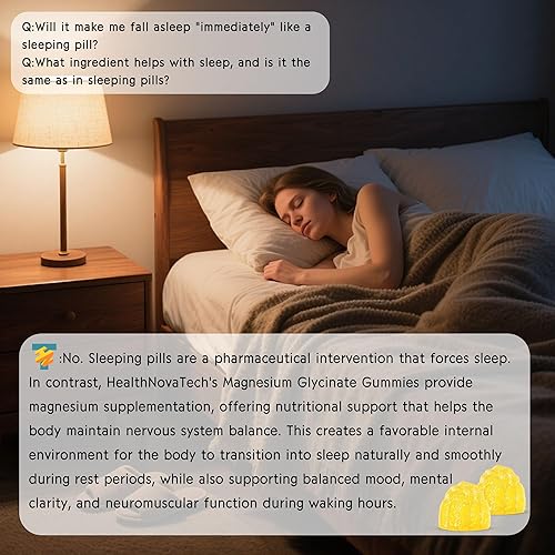 Miniatura 2 de Gomitas de glicinato de magnesio de 400 mg con Ashwagandha, CoQ10, zinc y vitamina C - Adecuado para adultos y niños mayores de 4 años - Gomitas