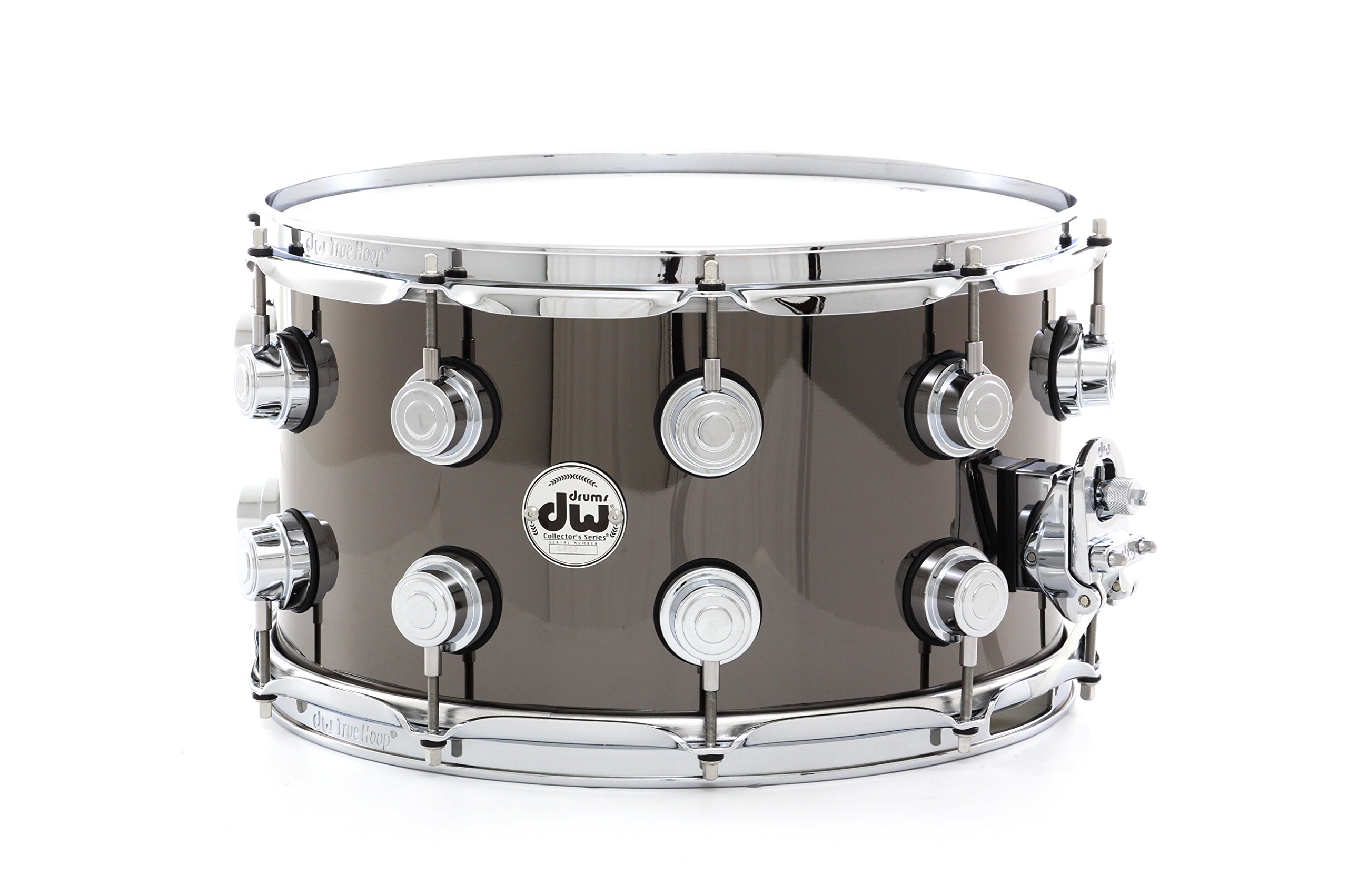 DW Collector's Series Brass 8 x 14-inch Snare Drum - Black Nickel