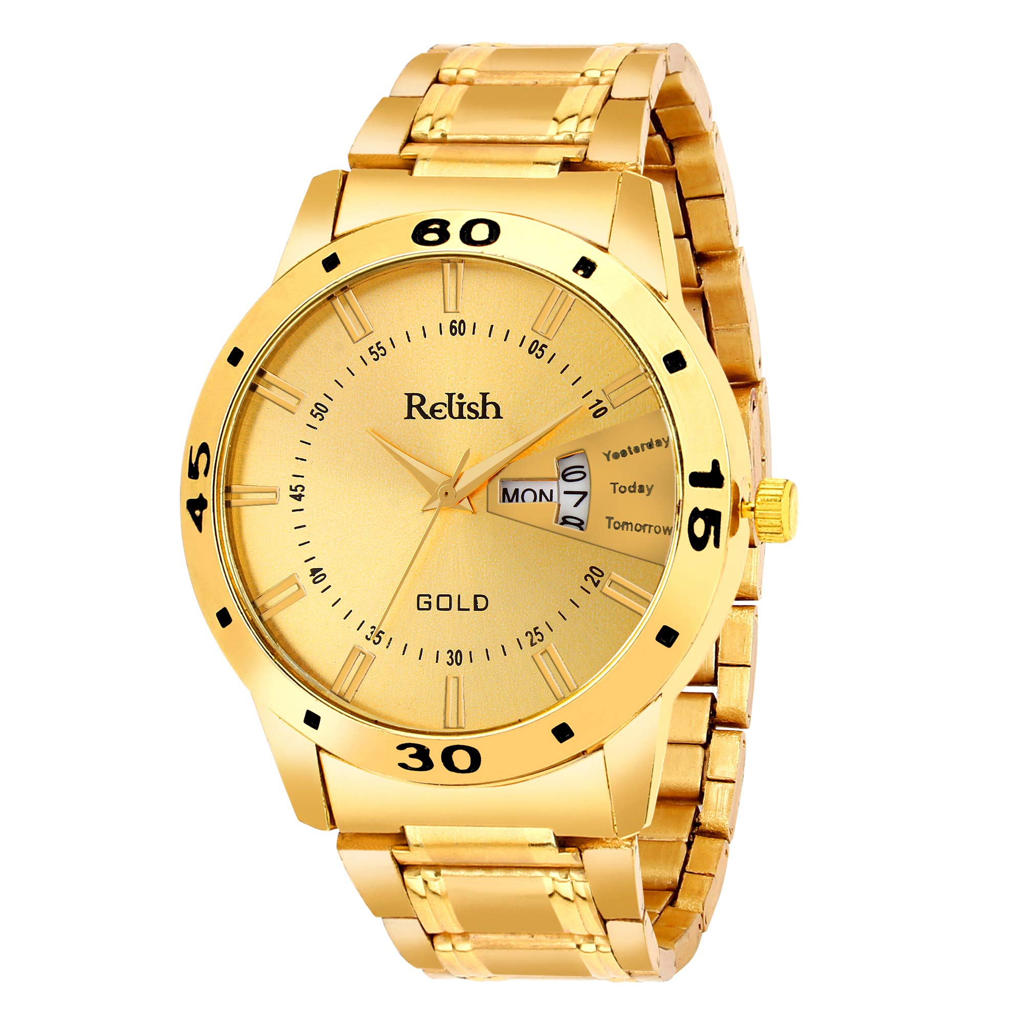 See full amazon price history chart for Relish Mens Golden Chain and Dial Analog Wrist Watch Relish Mens Golden Chain and Dial Analog Wrist Watch (B07S79WC7S) Amazon Price History, Amazon Price Tracker