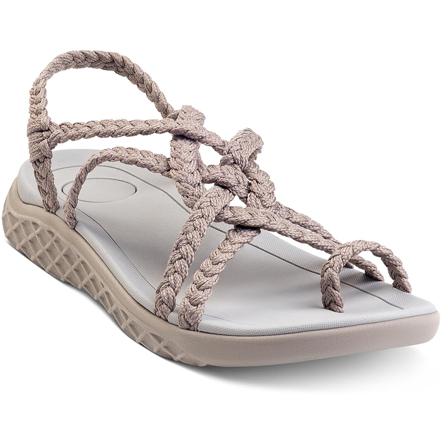 Plaka Explore Walking and Hiking Sandals for women showing arch support and comfortable design for outdoor activities