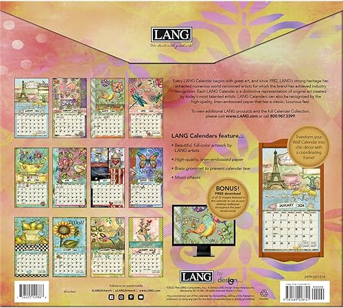 Miniatura 2 de LANG Color My World 2024 - Calendario de pared (24991001854)