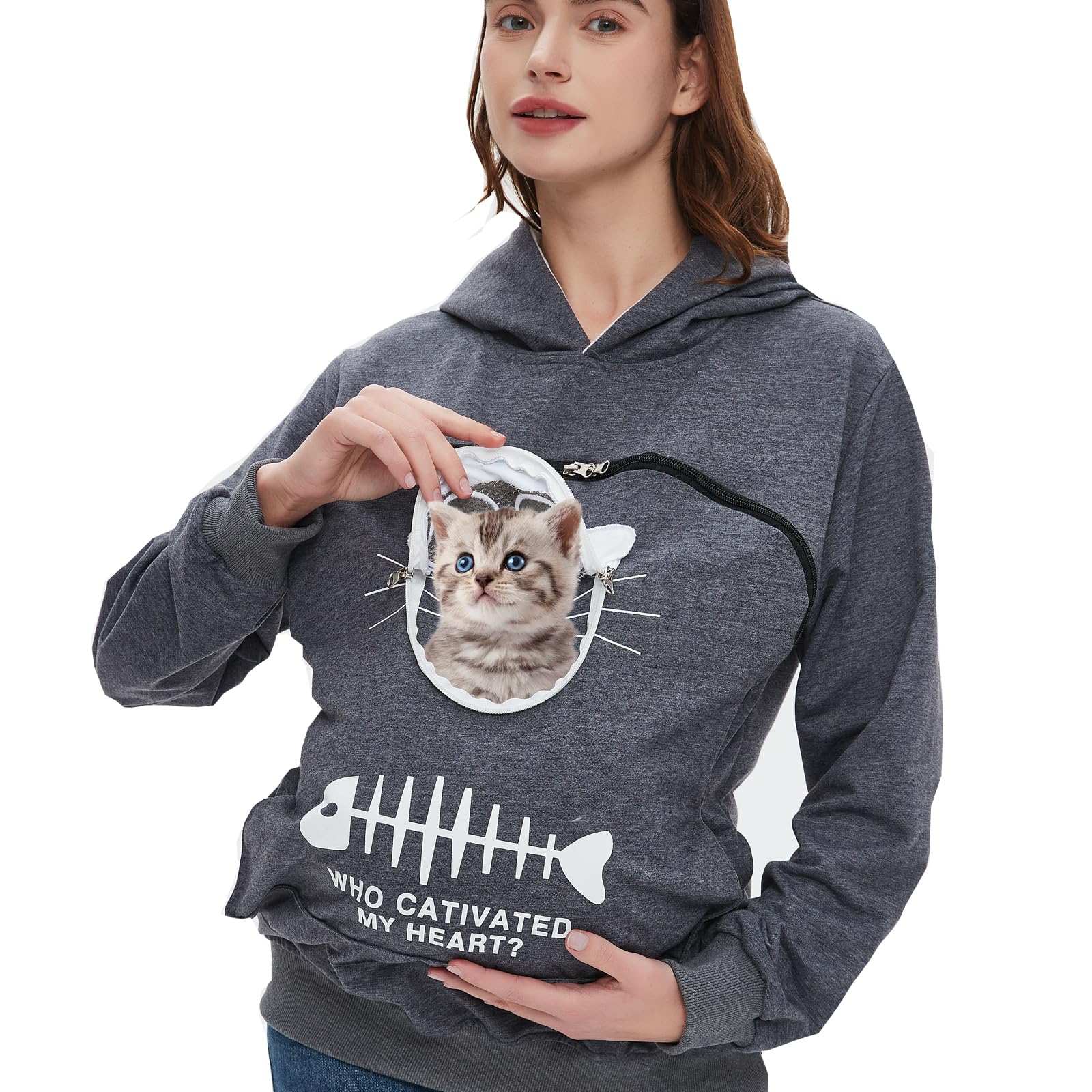 BOMBAXCEIBA Pet Pouch Hoodie