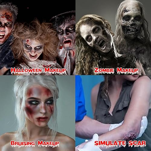 Miniatura 10 de MEICOLY Polvo marrón de efectos especiales, polvo de suciedad suelto ultrafino para actuaciones de escenario, video y películas, maquillaje